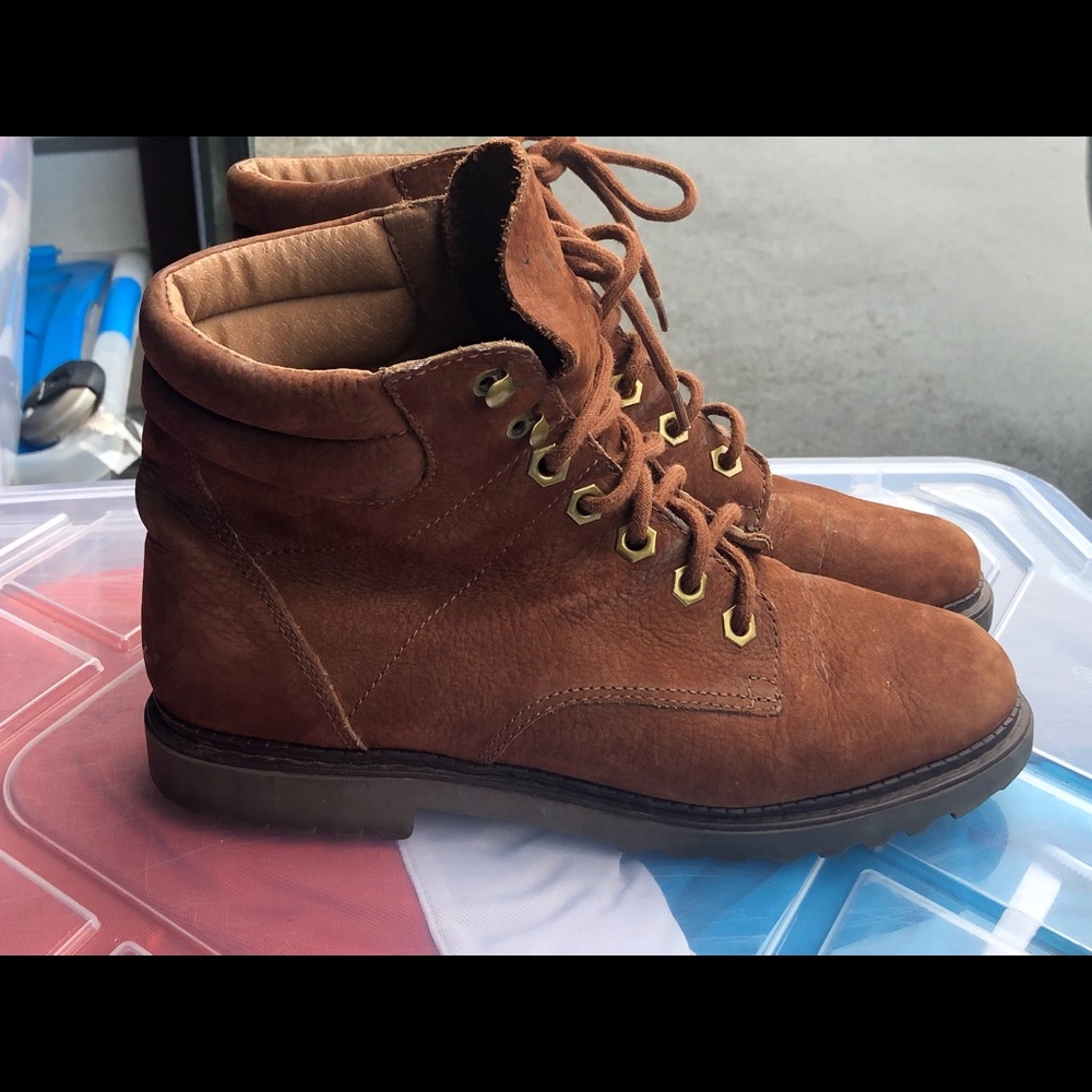 amazonas Brown Soft Leather Hiking boots Size 6M